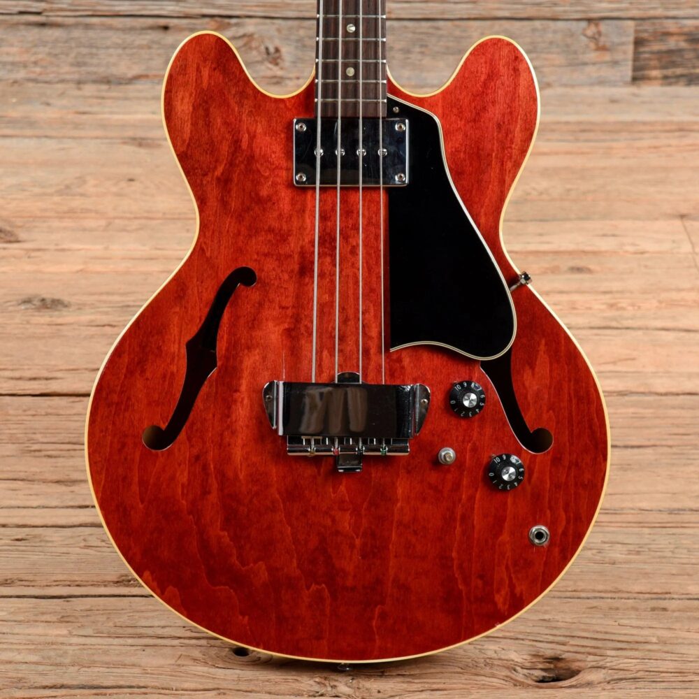 Gibson EB-2 Cherry 1967 - The Guitar Rescue-The Guitar Rescue