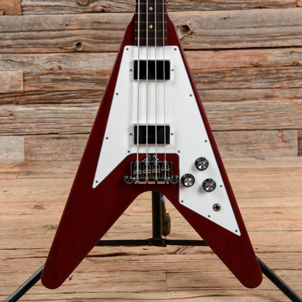 Gibson Flying V Bass Cherry 2012 - The Guitar Rescue-The Guitar Rescue