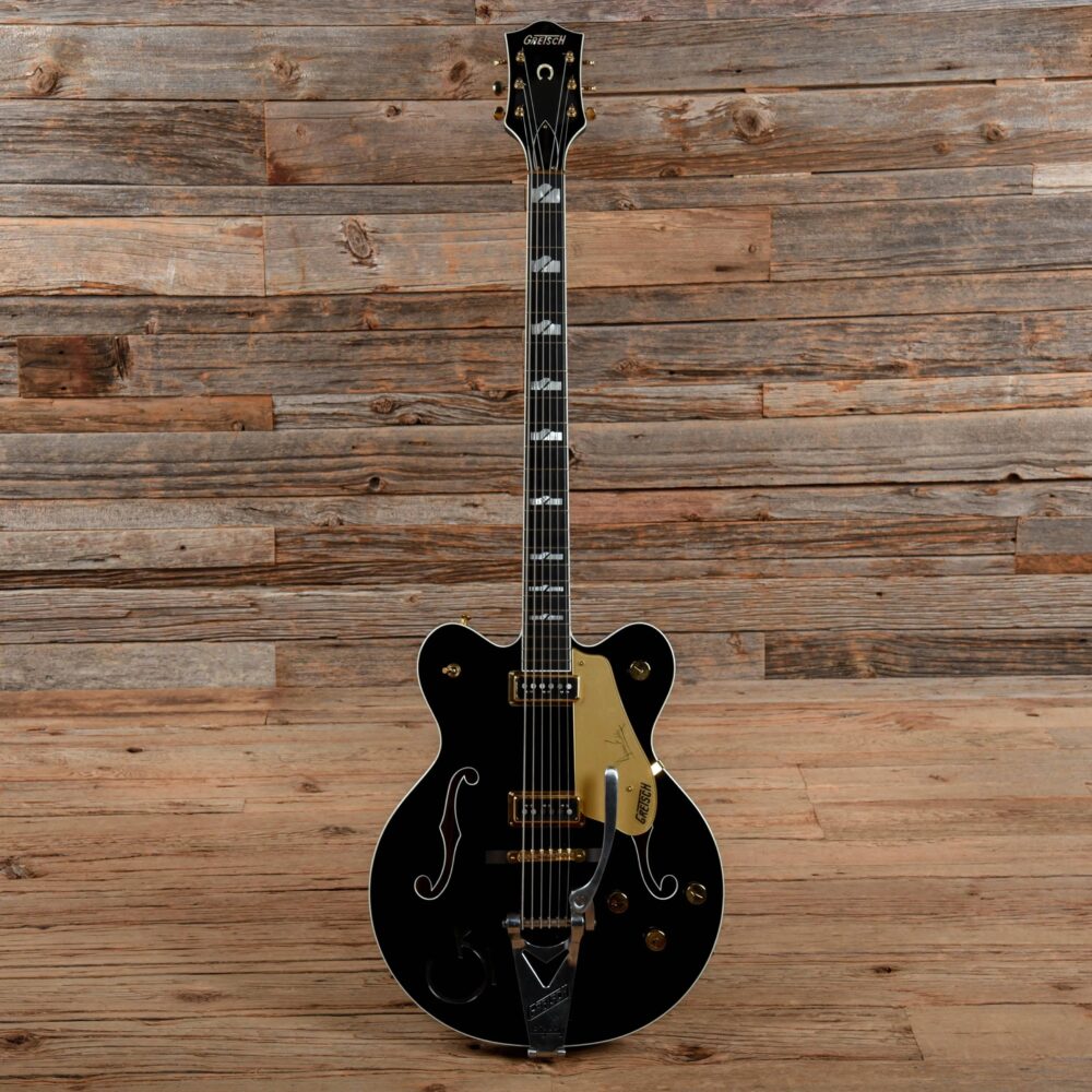 Gretsch G6120TB-DE Limited Edition Duane Eddy Signature 6-String Bass Black Pearl - The Guitar Rescue-The Guitar Rescue