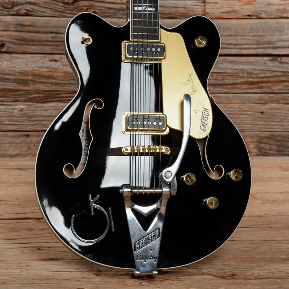 Gretsch G6120TB-DE Limited Edition Duane Eddy Signature 6-String Bass Black Pearl - The Guitar Rescue-The Guitar Rescue