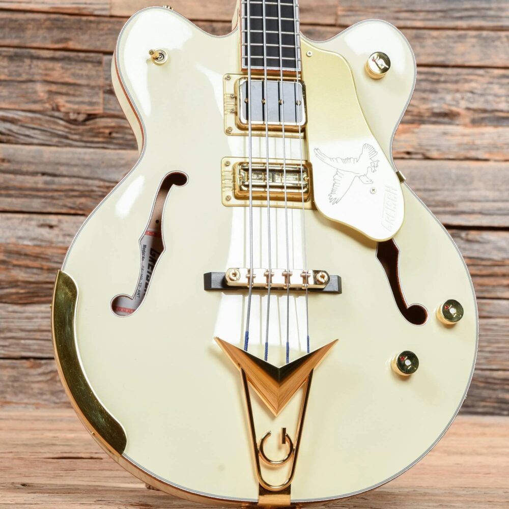 Gretsch G6136B-TP Tom Petersson Signature Falcon Bass White 2017 - The Guitar Rescue-The Guitar Rescue