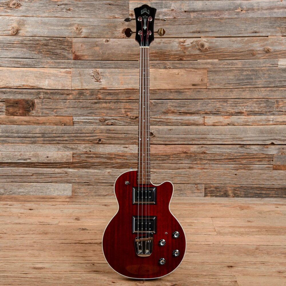 Guild GSR M85-II Bass Cherry 2014 - The Guitar Rescue-The Guitar Rescue
