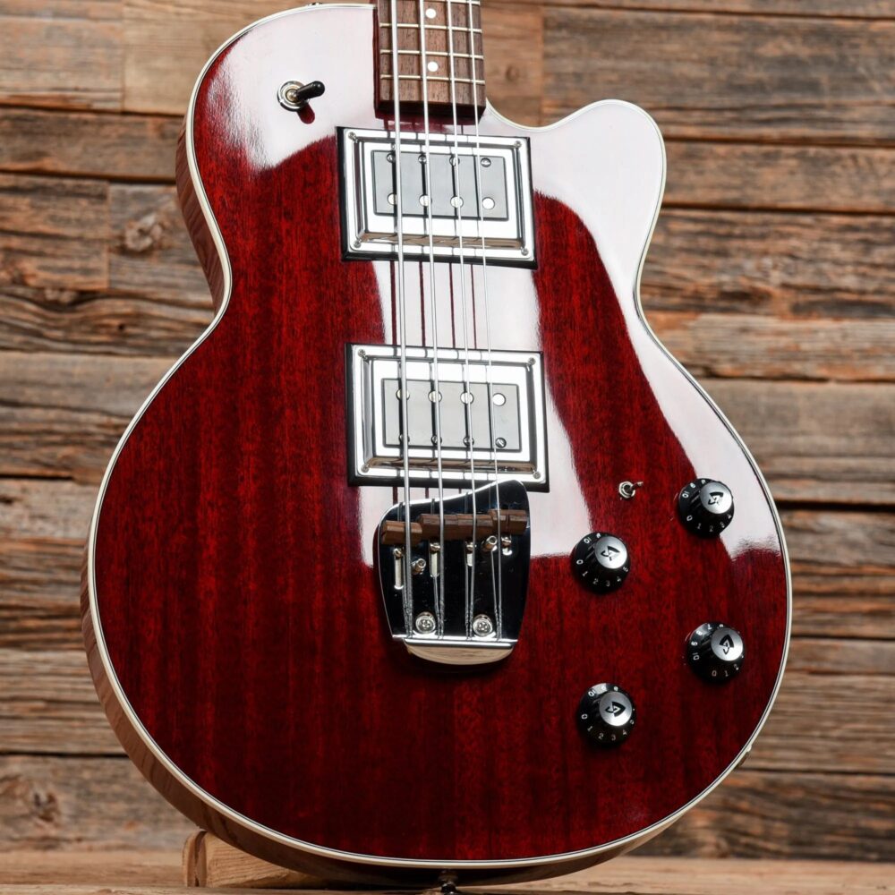 Guild GSR M85-II Bass Cherry 2014 - The Guitar Rescue-The Guitar Rescue