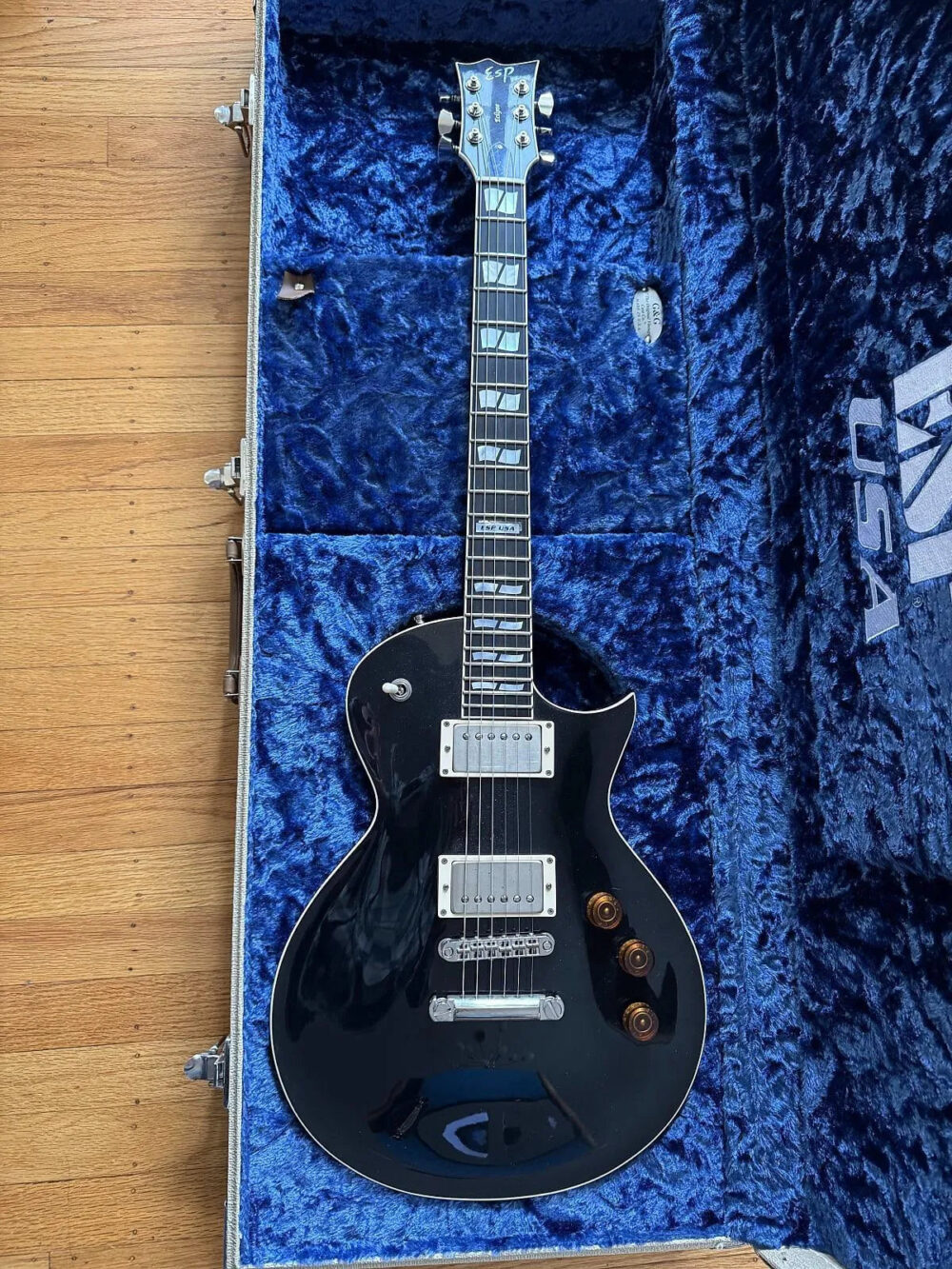 ESP USA Eclipse 2016 - Black - The Guitar Rescue-The Guitar Rescue