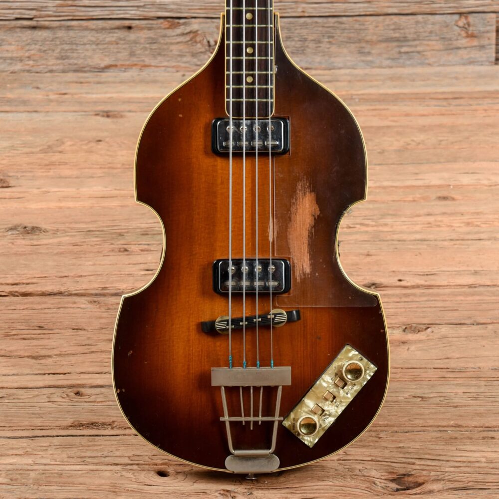 Hofner 500/1 Beatle Bass Sunburst 1966 - The Guitar Rescue-The Guitar Rescue