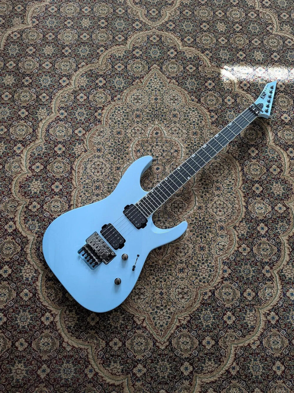 ESP M-II 2023 - Sonic Blue - The Guitar Rescue-The Guitar Rescue