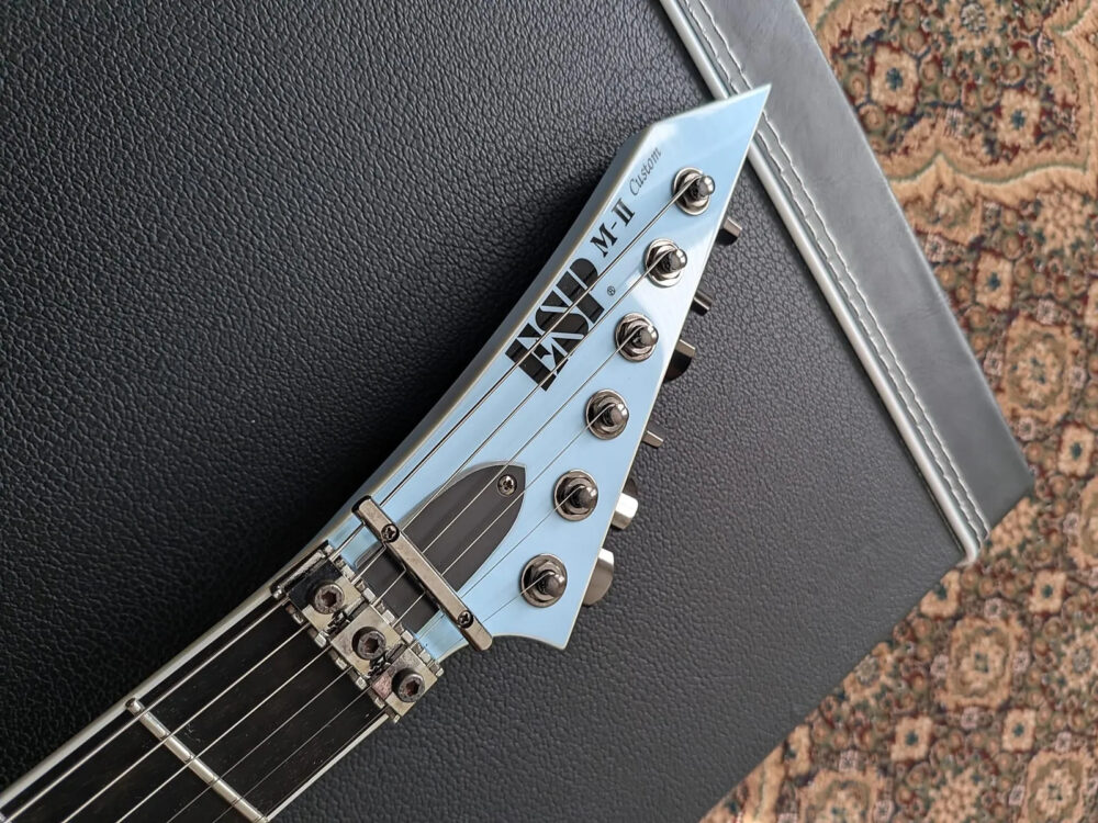 ESP M-II 2023 - Sonic Blue - The Guitar Rescue-The Guitar Rescue