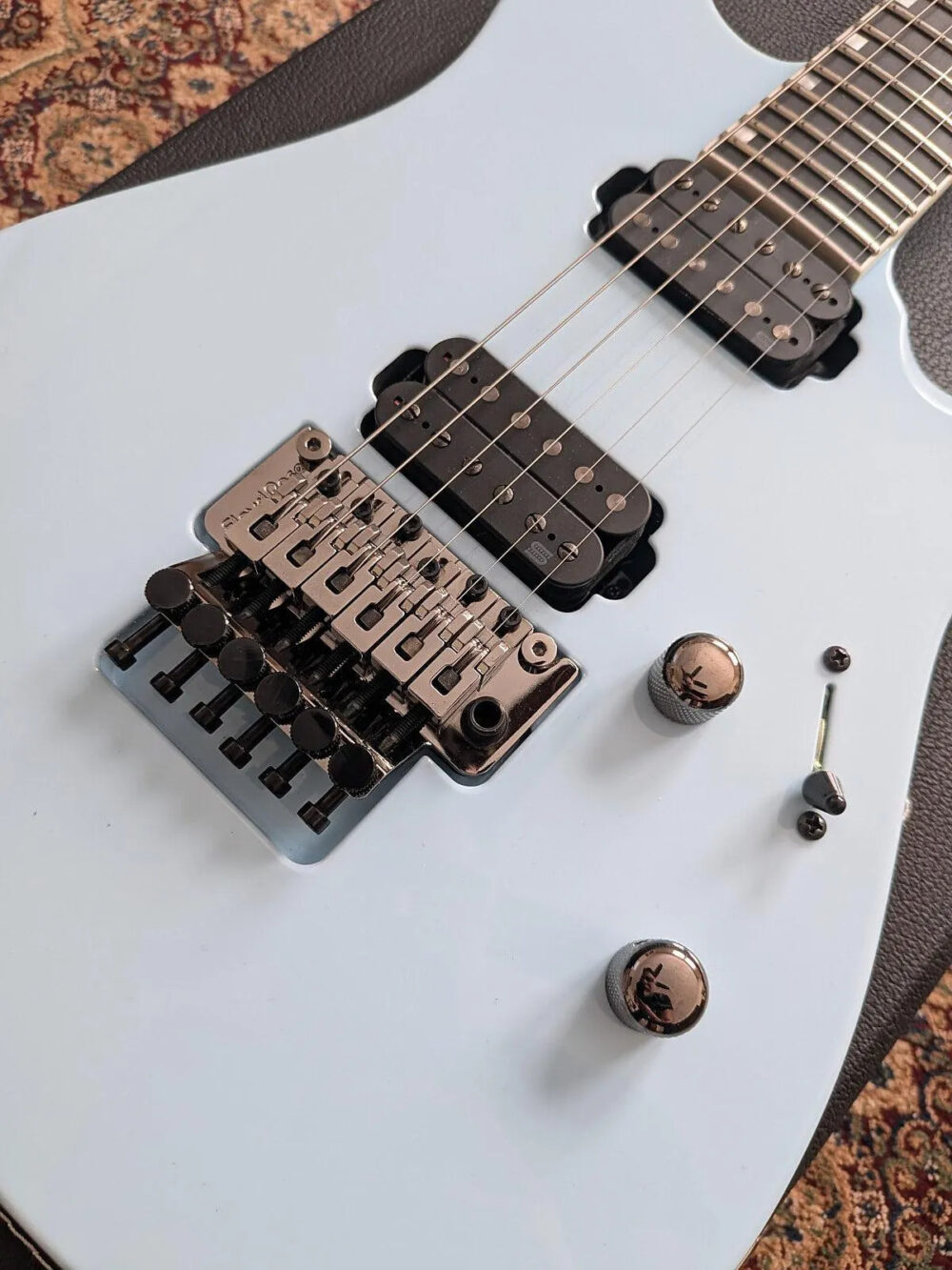 ESP M-II 2023 - Sonic Blue - The Guitar Rescue-The Guitar Rescue