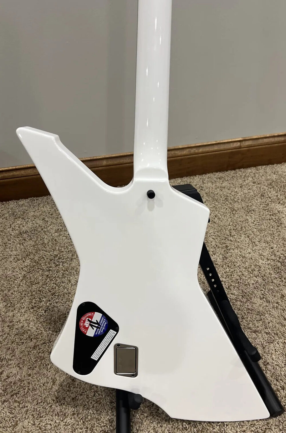 MINT ESP Snakebyte James Hetfield Signature Snow White - The Guitar Rescue-The Guitar Rescue