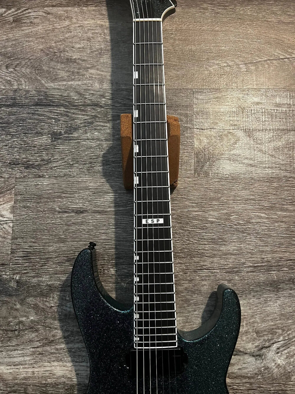 Mint! ESP E-II M-II 7B Baritone Evertune - Granite Sparkle - The Guitar Rescue-The Guitar Rescue