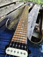 Suhr Custom Shop Modern Select Dealer Trans Whale Blue Signed by John Suhr - The Guitar Rescue-The Guitar Rescue