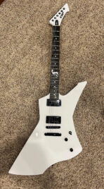 MINT ESP Snakebyte James Hetfield Signature Snow White - The Guitar Rescue-The Guitar Rescue