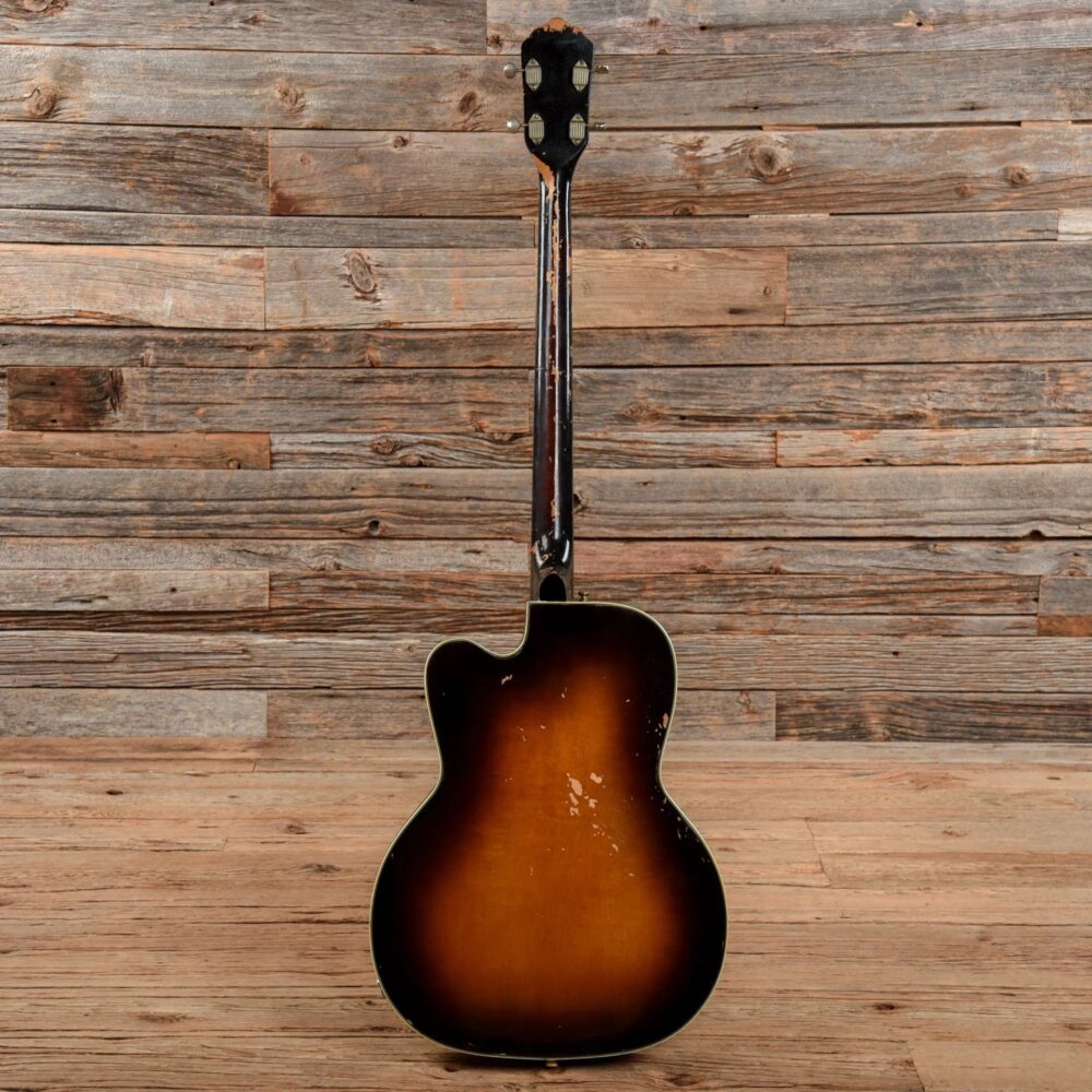 Kay K-162 Bass Sunburst 1950s - The Guitar Rescue-The Guitar Rescue