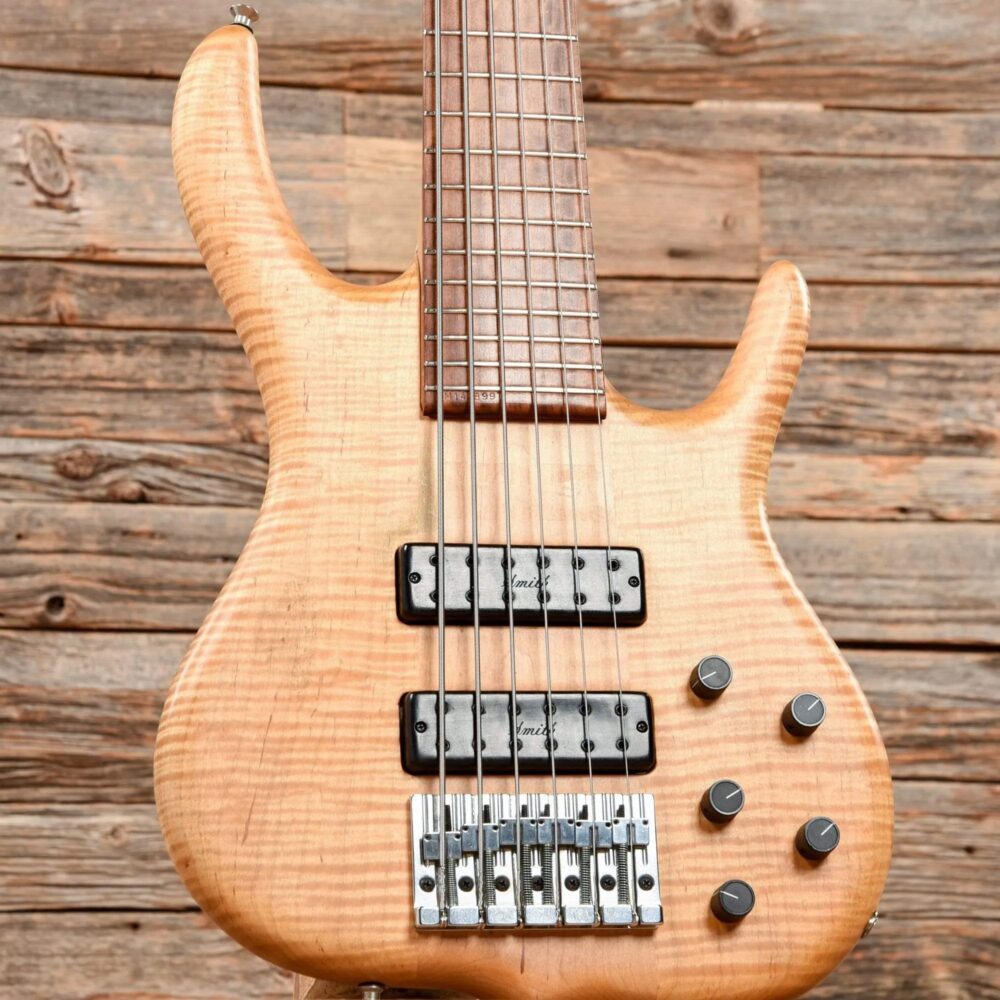 Ken Smith BSR 6M 6-String Bass Tiger Maple 1999 - The Guitar Rescue-The Guitar Rescue