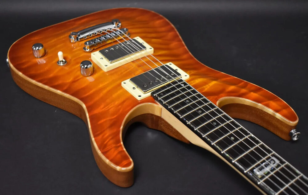 c. 1997 ESP Custom Shop USA Horizon Custom Bolt-On Sunburst w/OHSC - The Guitar Rescue-The Guitar Rescue