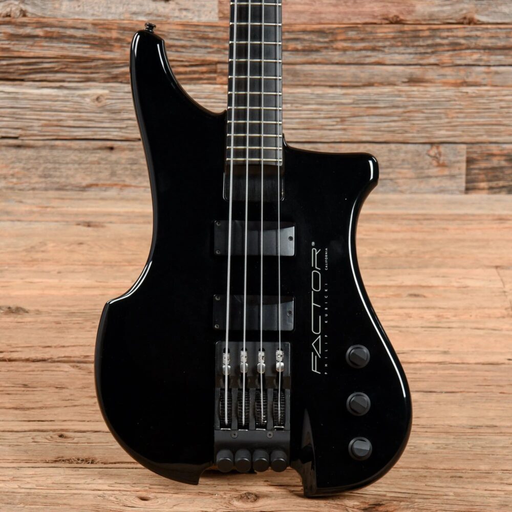 Kubicki Ex Factor Bass Black 1989 - The Guitar Rescue-The Guitar Rescue