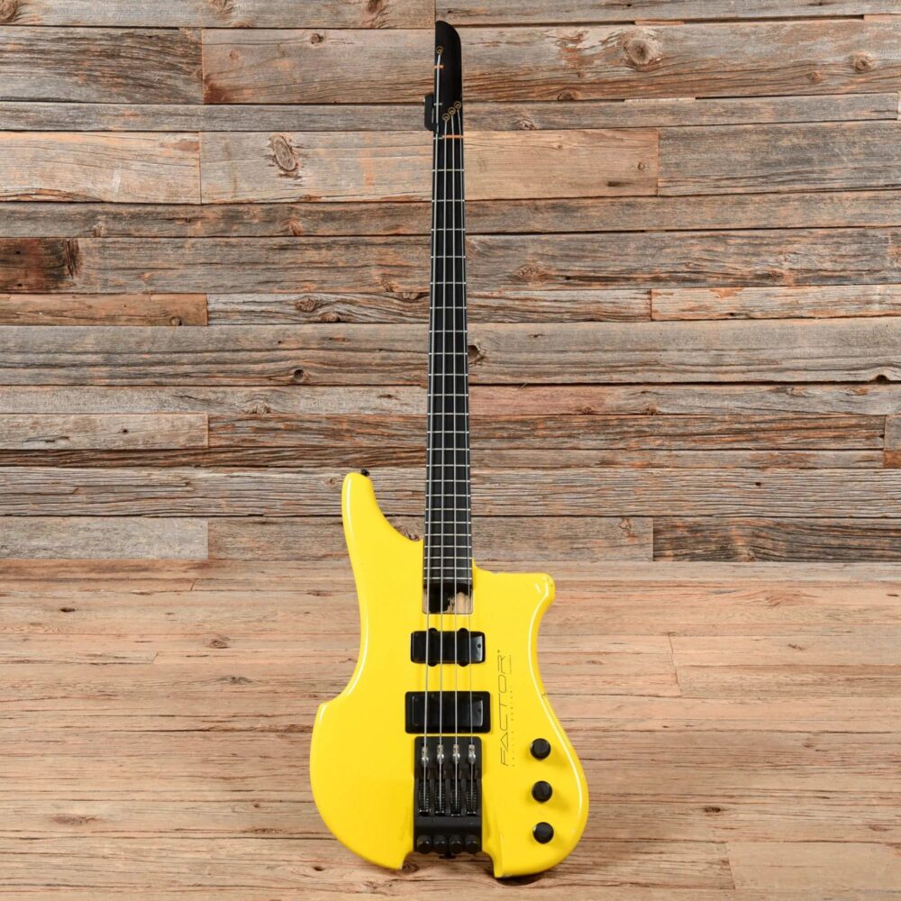 Kubicki Factor Bass Yellow - The Guitar Rescue-The Guitar Rescue