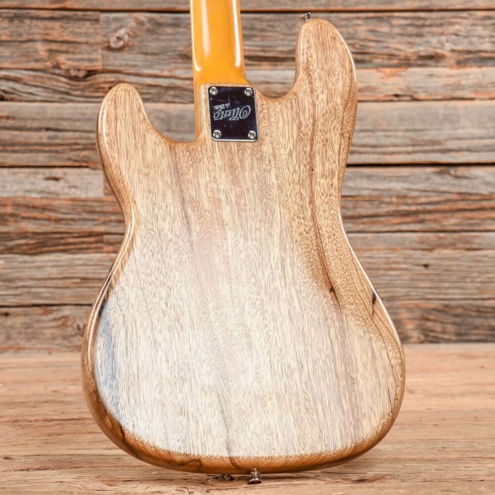 La Bella Olinto Black Limba Bass Transparent Matte w/Gold Anodized Pickguard - The Guitar Rescue-The Guitar Rescue