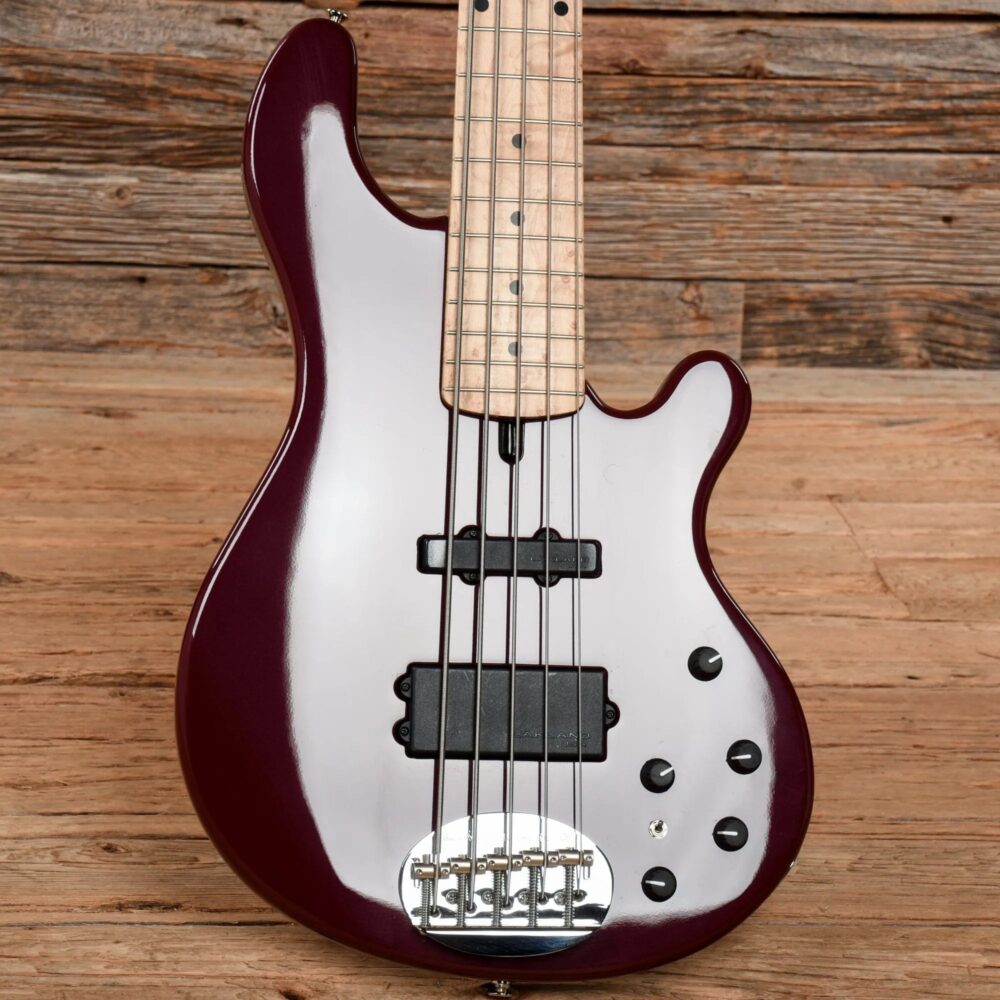 Lakland USA 55-94 Deluxe Burgundy Metallic - The Guitar Rescue-The Guitar Rescue