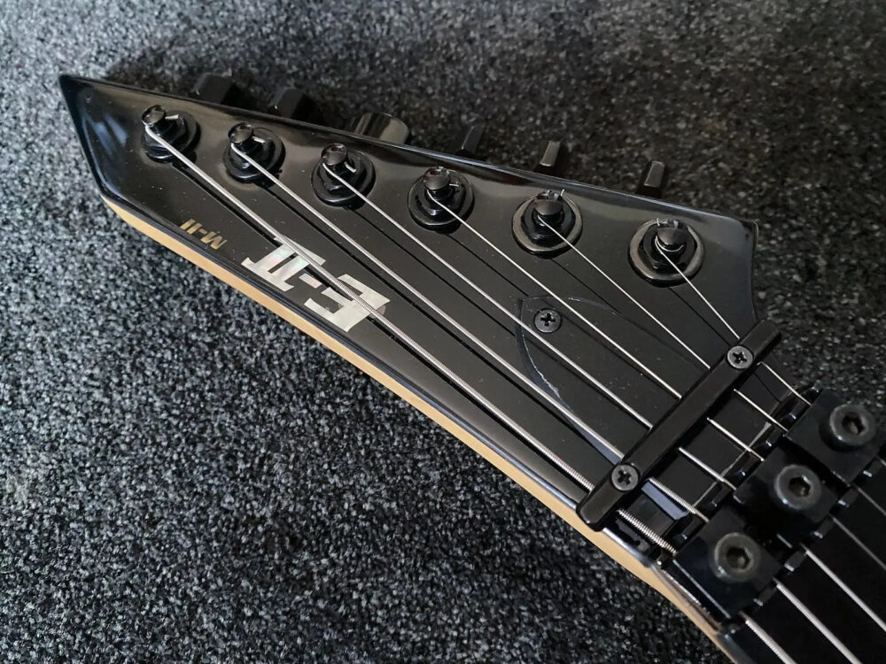 ESP E-II M-II Neck Thru 2018 - Black - VERY GOOD condition + CASE - The Guitar Rescue-The Guitar Rescue