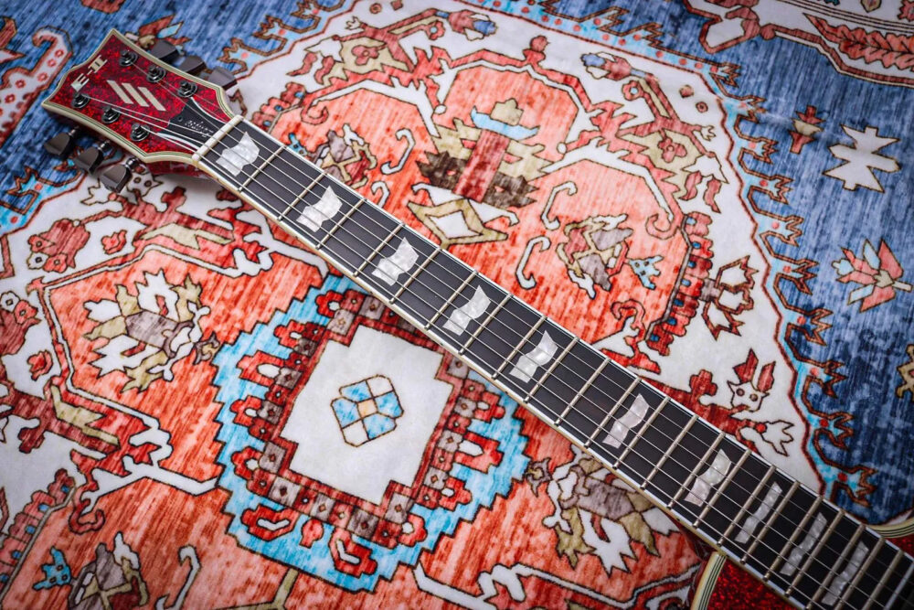 ESP MIJ E-II Eclipse DB "Red Sparkle + Ebony" (2023) - The Guitar Rescue-The Guitar Rescue