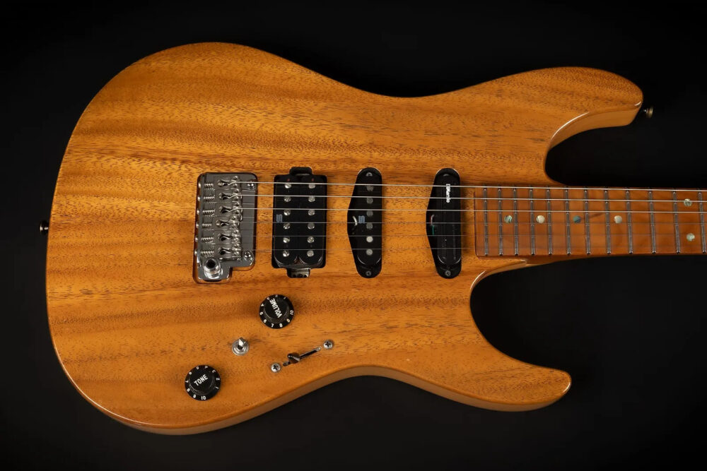 2018 Ibanez TQM1-NT Tom Quayle Signature with Roasted Maple Neck - Natural | Japan Prestige Series HSH Seymour Duncan DiMarzio Pickups | OHSC - The Guitar Rescue-The Guitar Rescue
