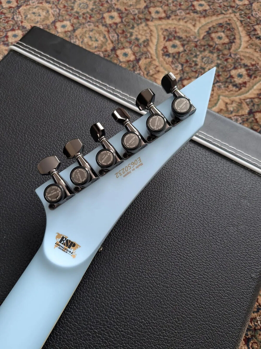 ESP M-II 2023 - Sonic Blue - The Guitar Rescue-The Guitar Rescue