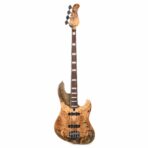 Mayones Jabba Custom BB 4-String Buckeye Burl Natural Gloss - The Guitar Rescue-The Guitar Rescue