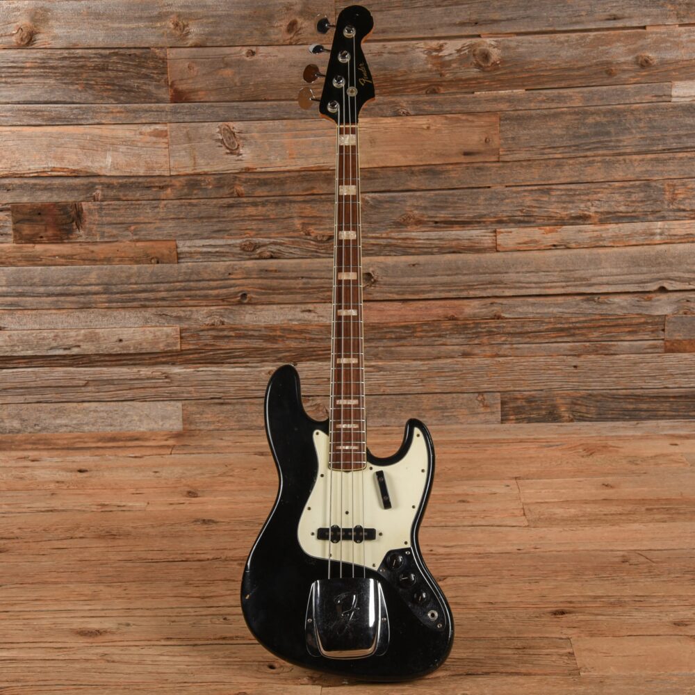 Fender Jazz Bass Black 1966 - The Guitar Rescue-The Guitar Rescue