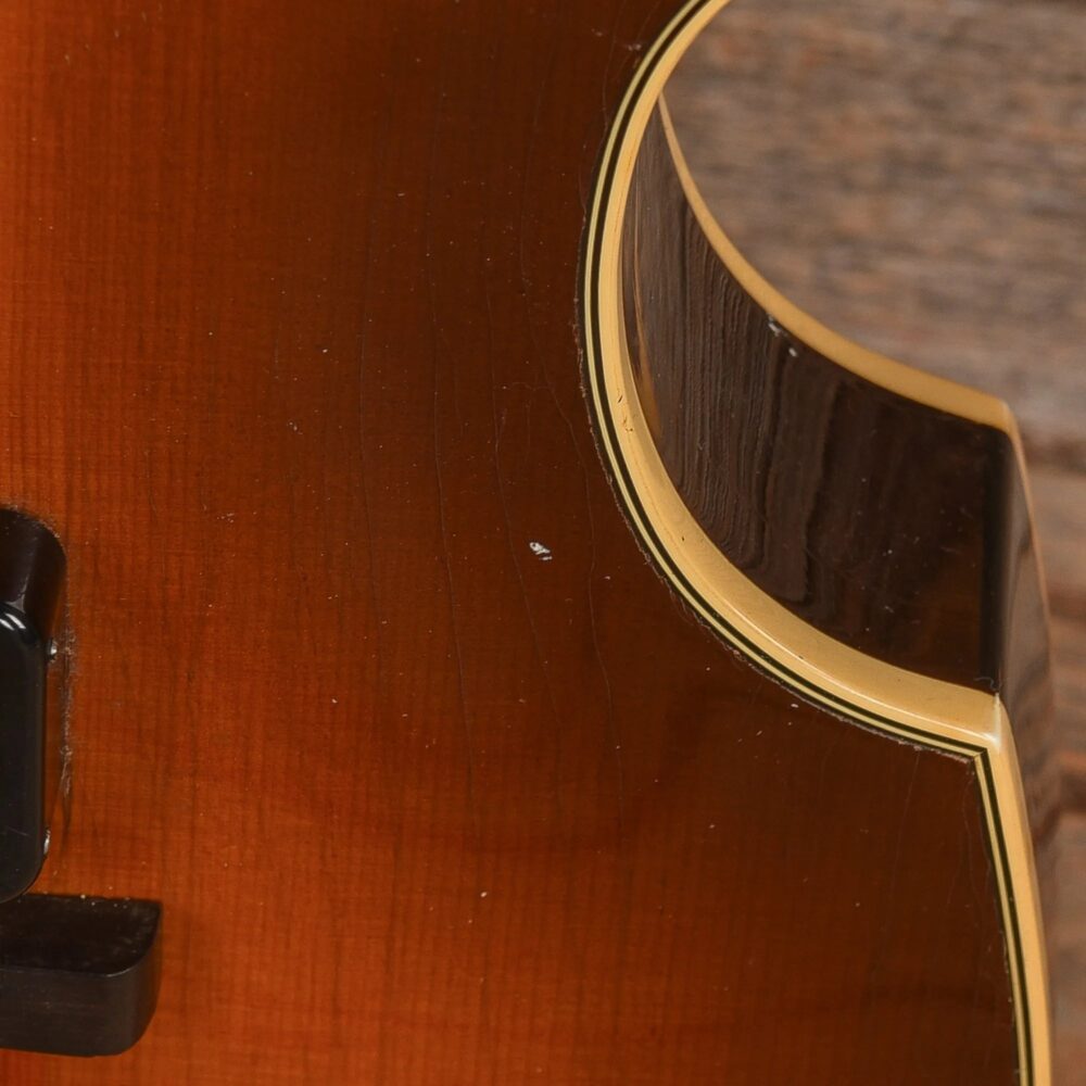 Hofner 500/1 1963 body w/Late 70s neck Sunburst 1963 LEFTY - The Guitar Rescue-The Guitar Rescue