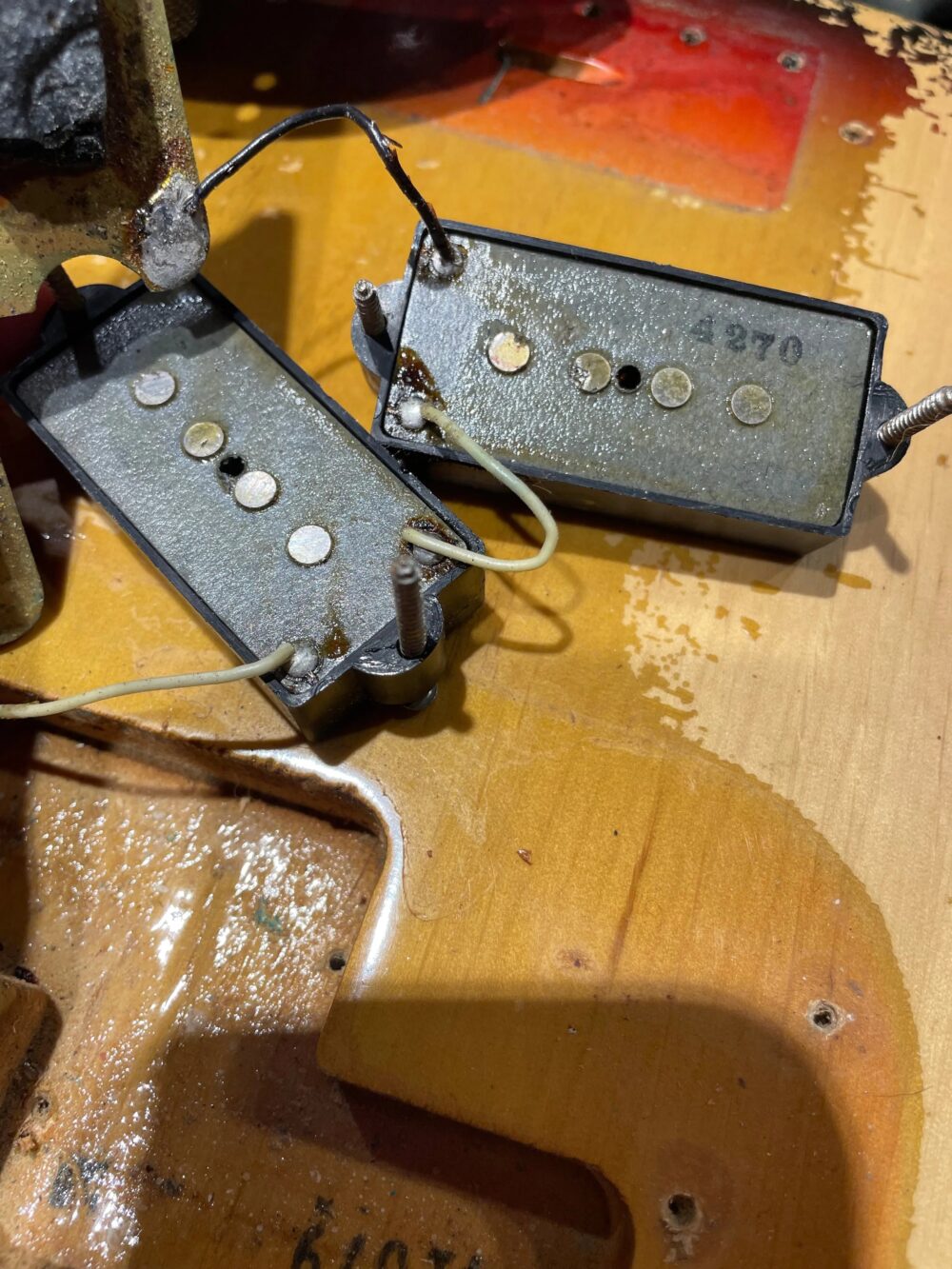 Fender Precision Bass Sunburst 1970 - The Guitar Rescue-The Guitar Rescue