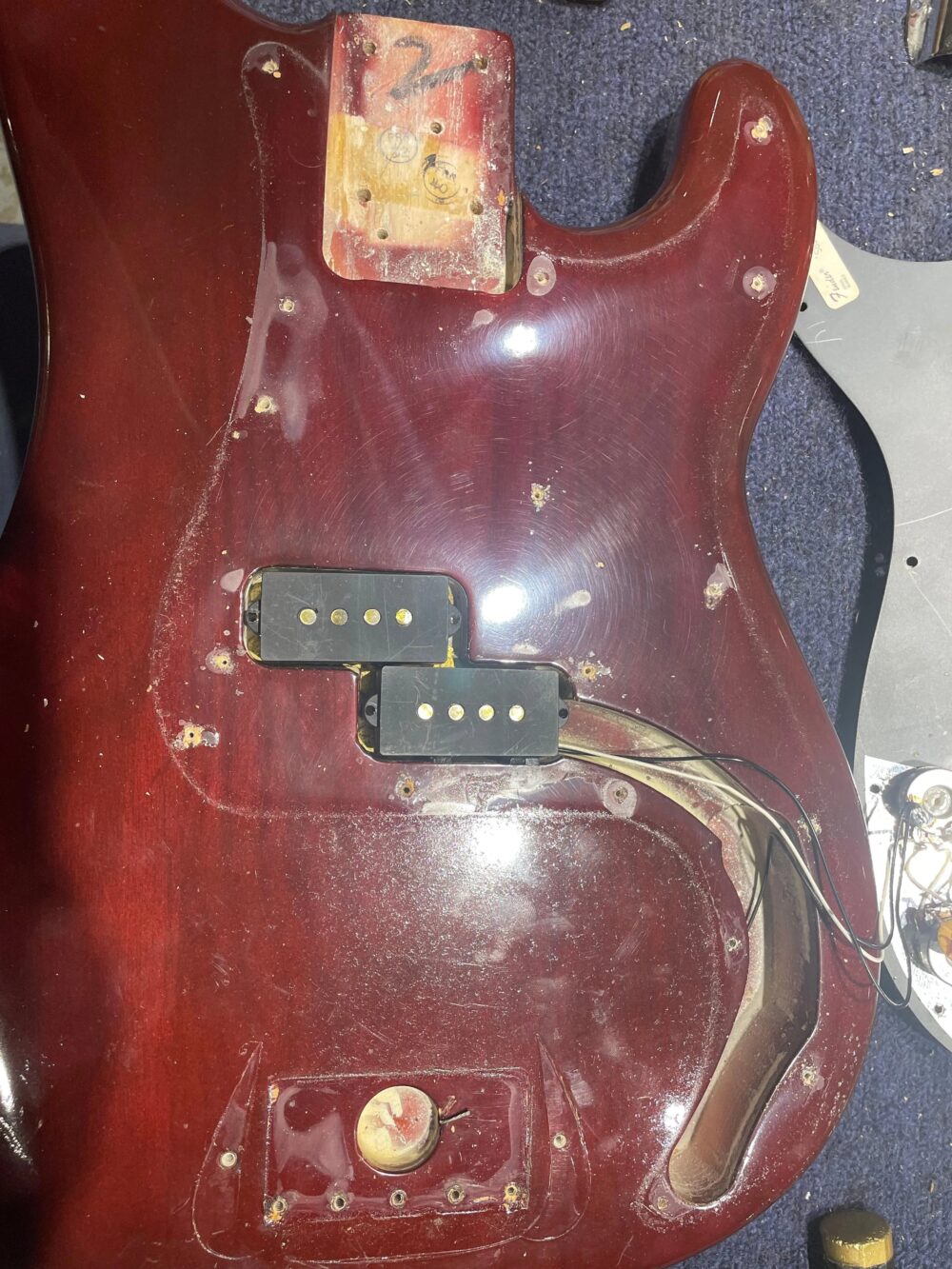 Fender Precision Bass Walnut 1978 - The Guitar Rescue-The Guitar Rescue