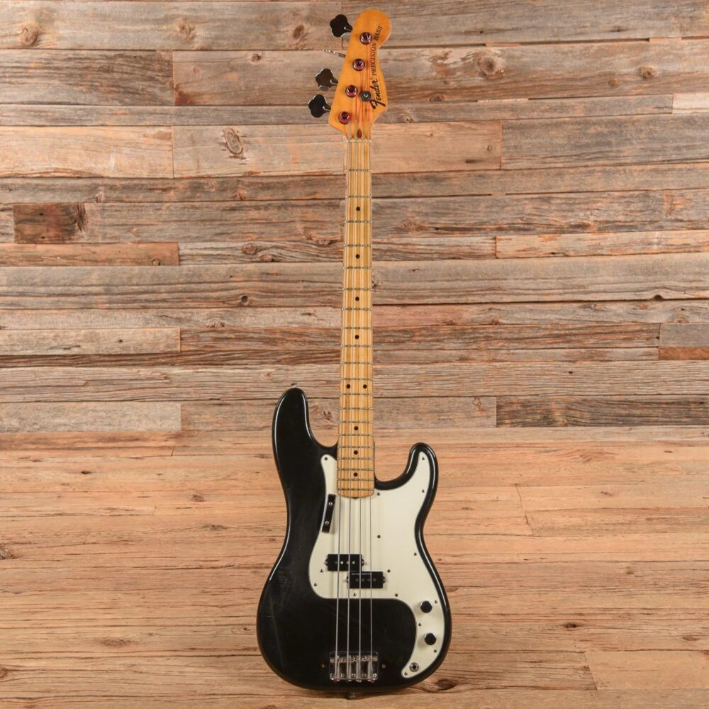 Fender Precision Bass Black 1974 - The Guitar Rescue-The Guitar Rescue