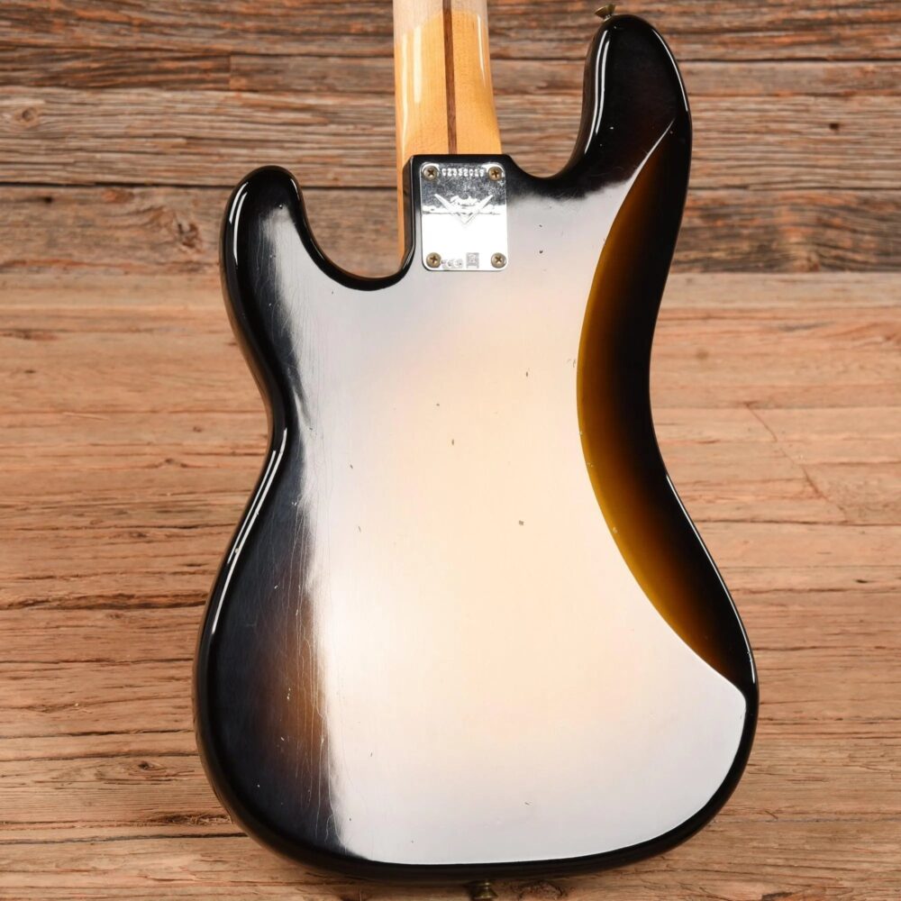 Fender Custom Shop '57 Precision Bass Journeyman Relic Sunburst 2022 - The Guitar Rescue-The Guitar Rescue