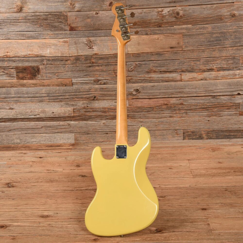Fender Jazz Bass Olympic White Refin 1965 - The Guitar Rescue-The Guitar Rescue