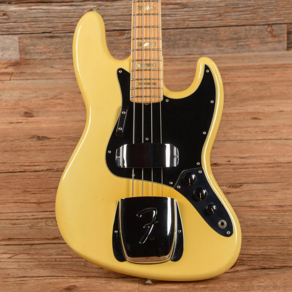 Fender Jazz Bass Olympic White 1975 - The Guitar Rescue-The Guitar Rescue