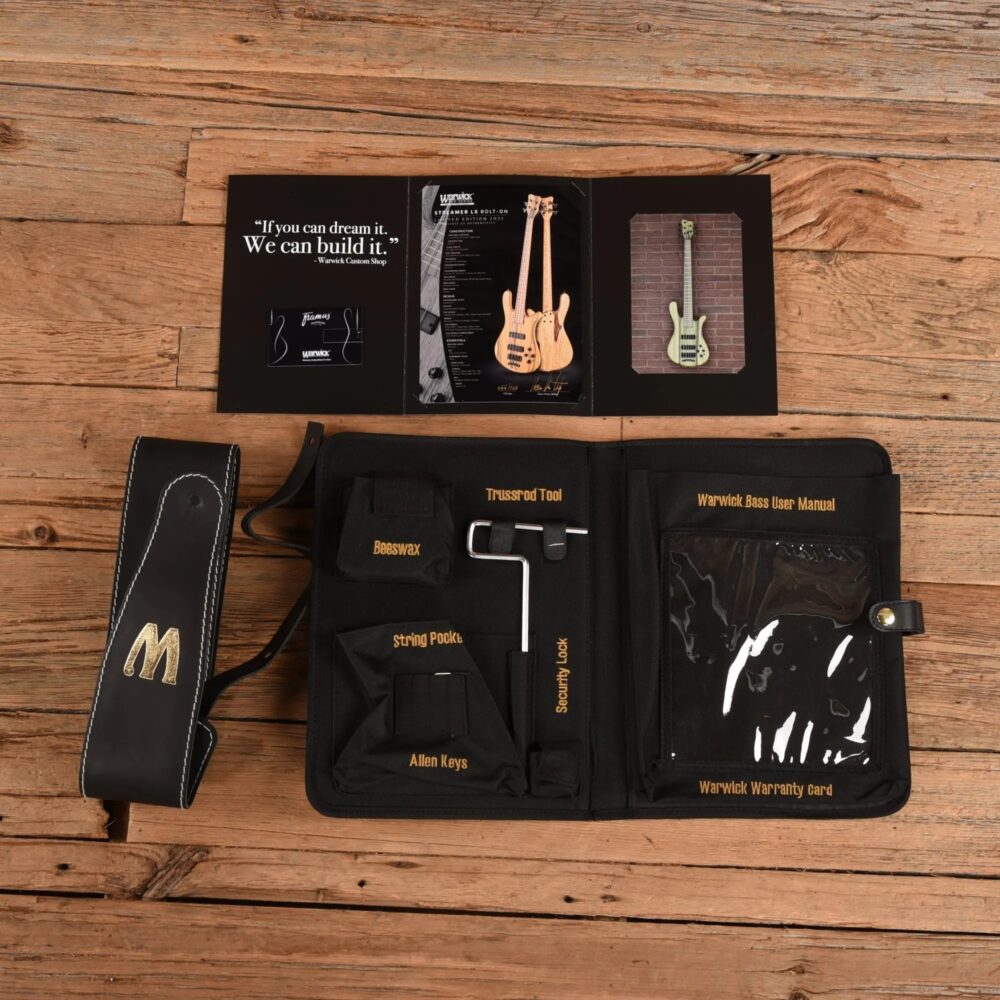 Warwick Pro Series Streamer LX 5 LTD Korina Natural - The Guitar Rescue-The Guitar Rescue