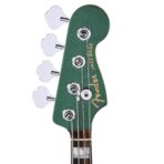 Fender American Ultra Jazz Bass Mystic Pine Green w/Ebony Fingerboard, Anodized Gold Pickguard, & Matching Headcap - The Guitar Rescue-The Guitar Rescue