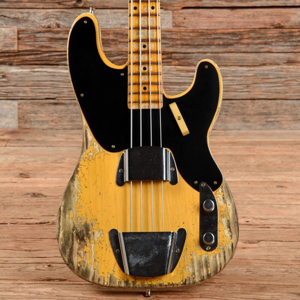 Fender Custom Shop Limited '51 Precision Bass Aged Nocaster Blonde 2022 - The Guitar Rescue-The Guitar Rescue