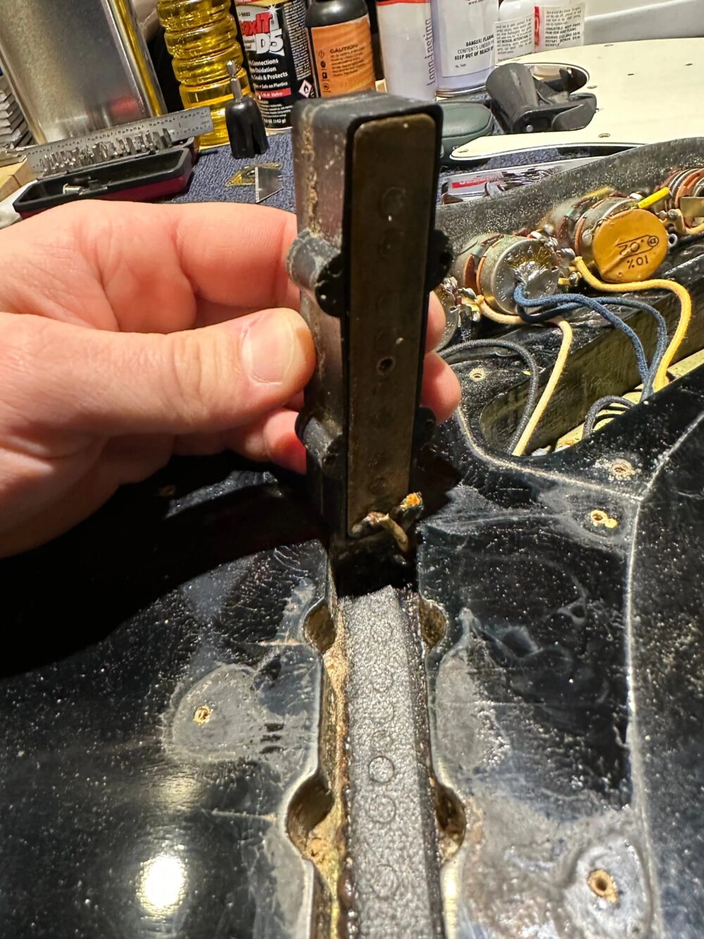 Fender Jazz Bass Black 1966 - The Guitar Rescue-The Guitar Rescue