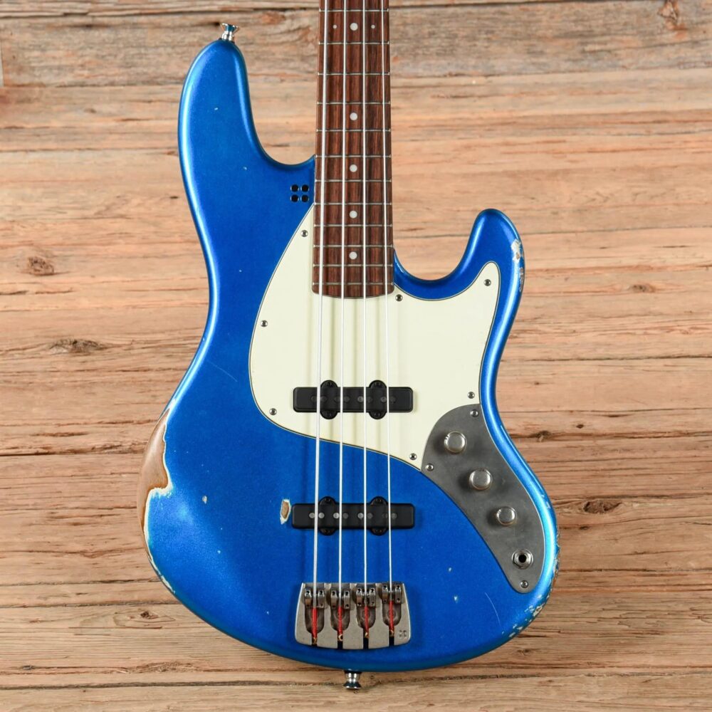 Sandberg California II TT4 Passive Hardcore Aged Metallic Blue 2023 - The Guitar Rescue-The Guitar Rescue
