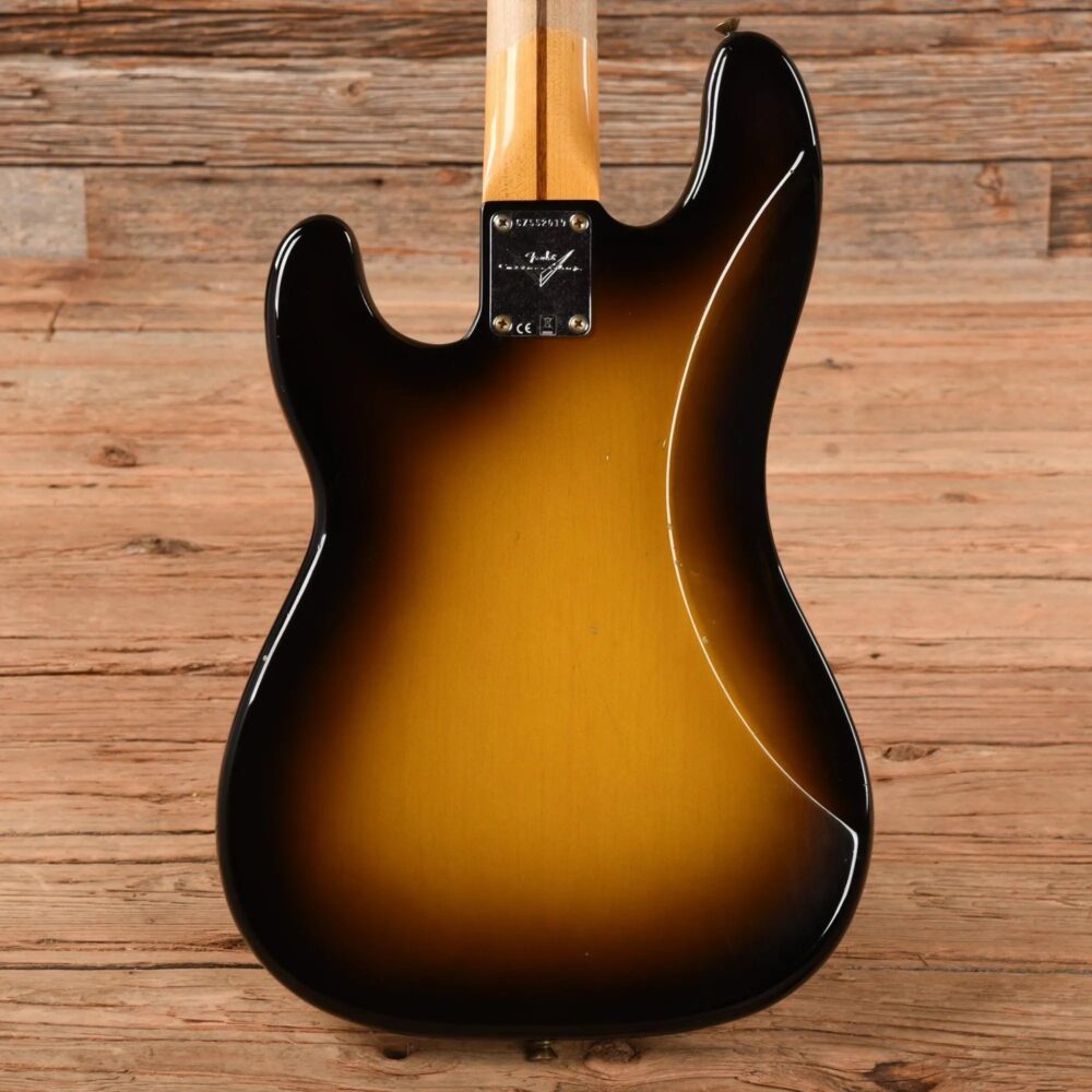 Fender Custom Shop '57 Precision Bass Journeyman Relic Sunburst 2022 - The Guitar Rescue-The Guitar Rescue