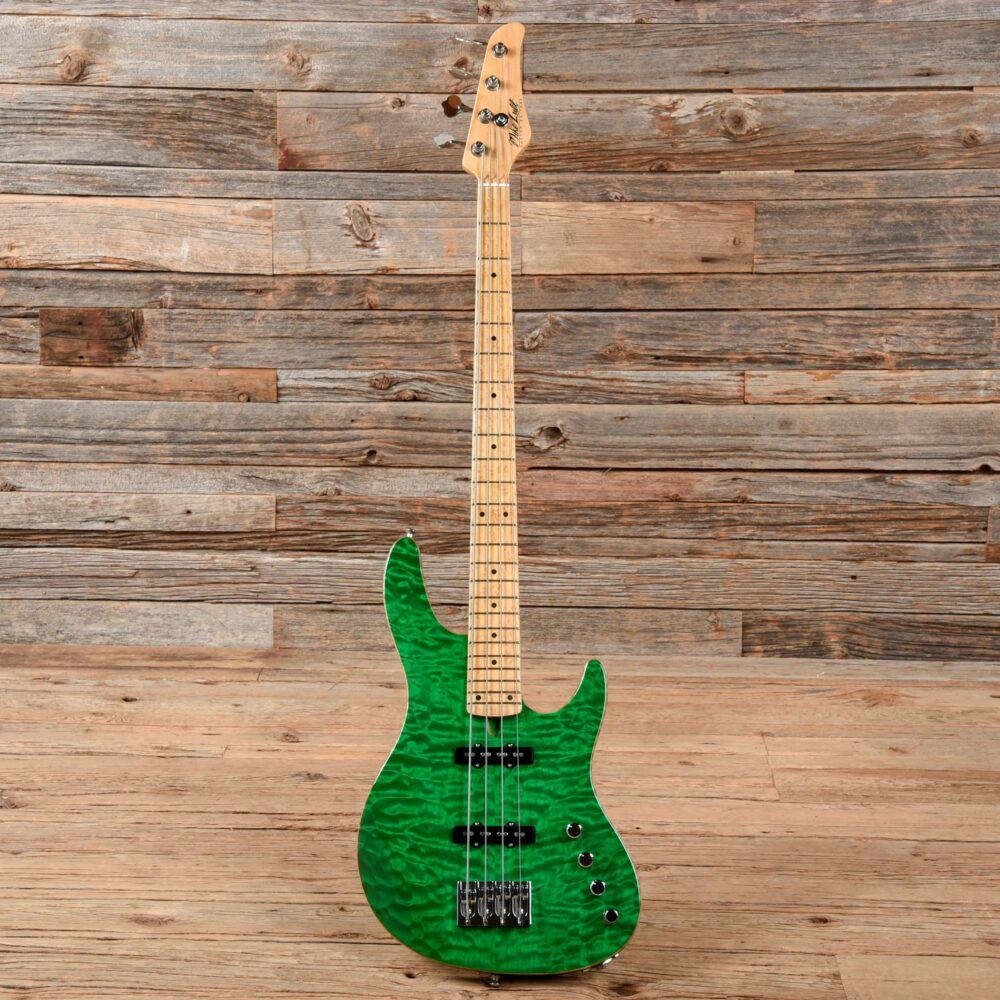 Mike Lull M4XL Transparent Green - The Guitar Rescue-The Guitar Rescue