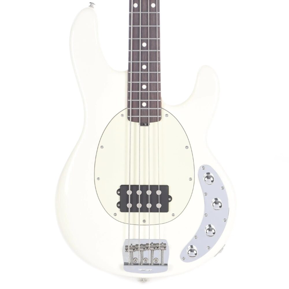 Music Man StingRay 4 Special H Ivory White w/Mint Pickguard - The Guitar Rescue-The Guitar Rescue