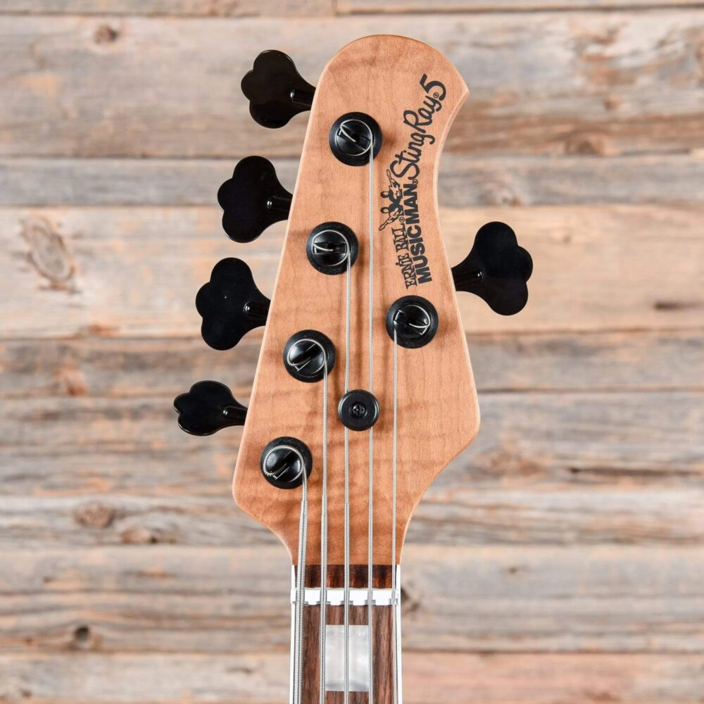 Music Man BFR StingRay Special 5 HH Giants Orange Quilt - The Guitar Rescue-The Guitar Rescue