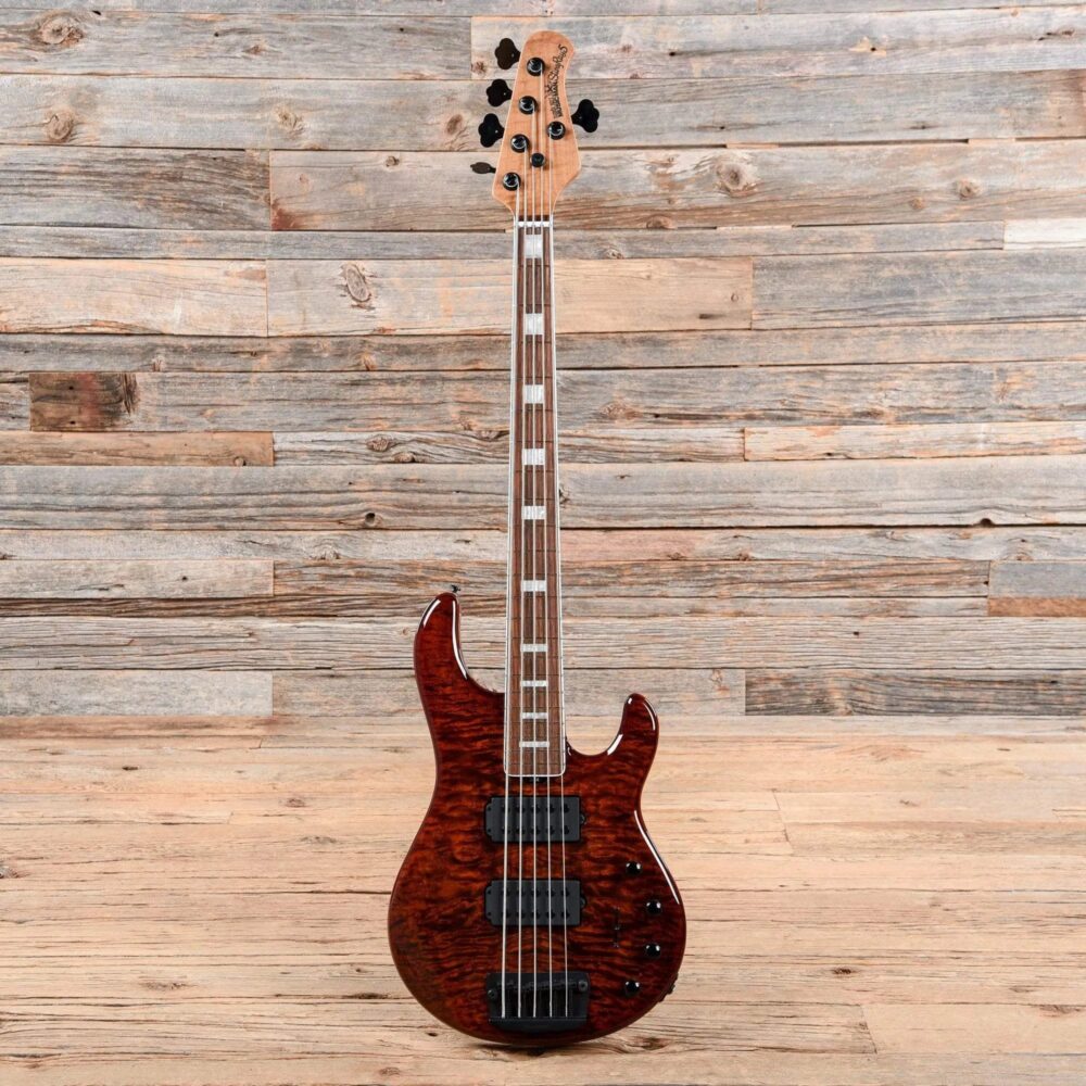 Music Man BFR StingRay Special 5 HH Giants Orange Quilt - The Guitar Rescue-The Guitar Rescue