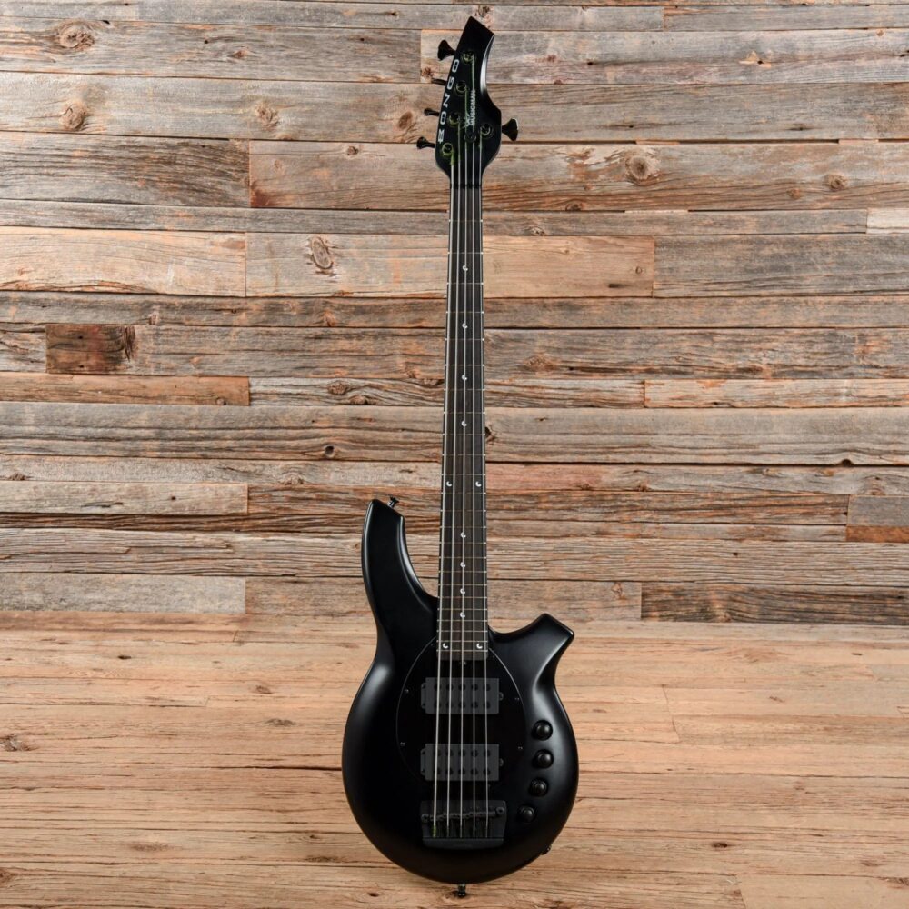 Music Man Bongo 5 HH Stealth Black 2021 - The Guitar Rescue-The Guitar Rescue