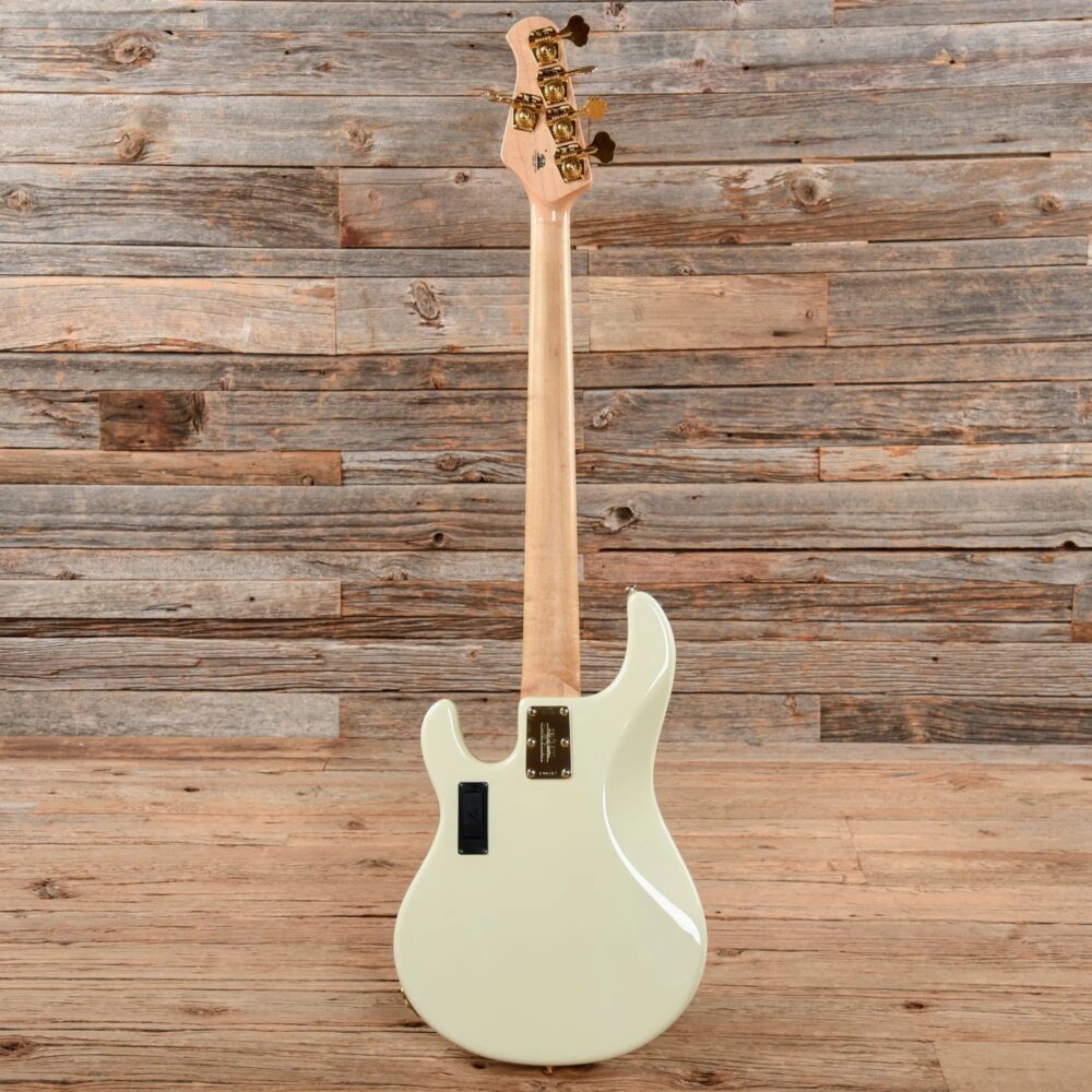 Music Man StingRay 5 HH Ivory White w/Gold Hardware 2016 - The Guitar Rescue-The Guitar Rescue