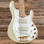 Music Man StingRay 5 HH Ivory White w/Gold Hardware 2016 - The Guitar Rescue-The Guitar Rescue