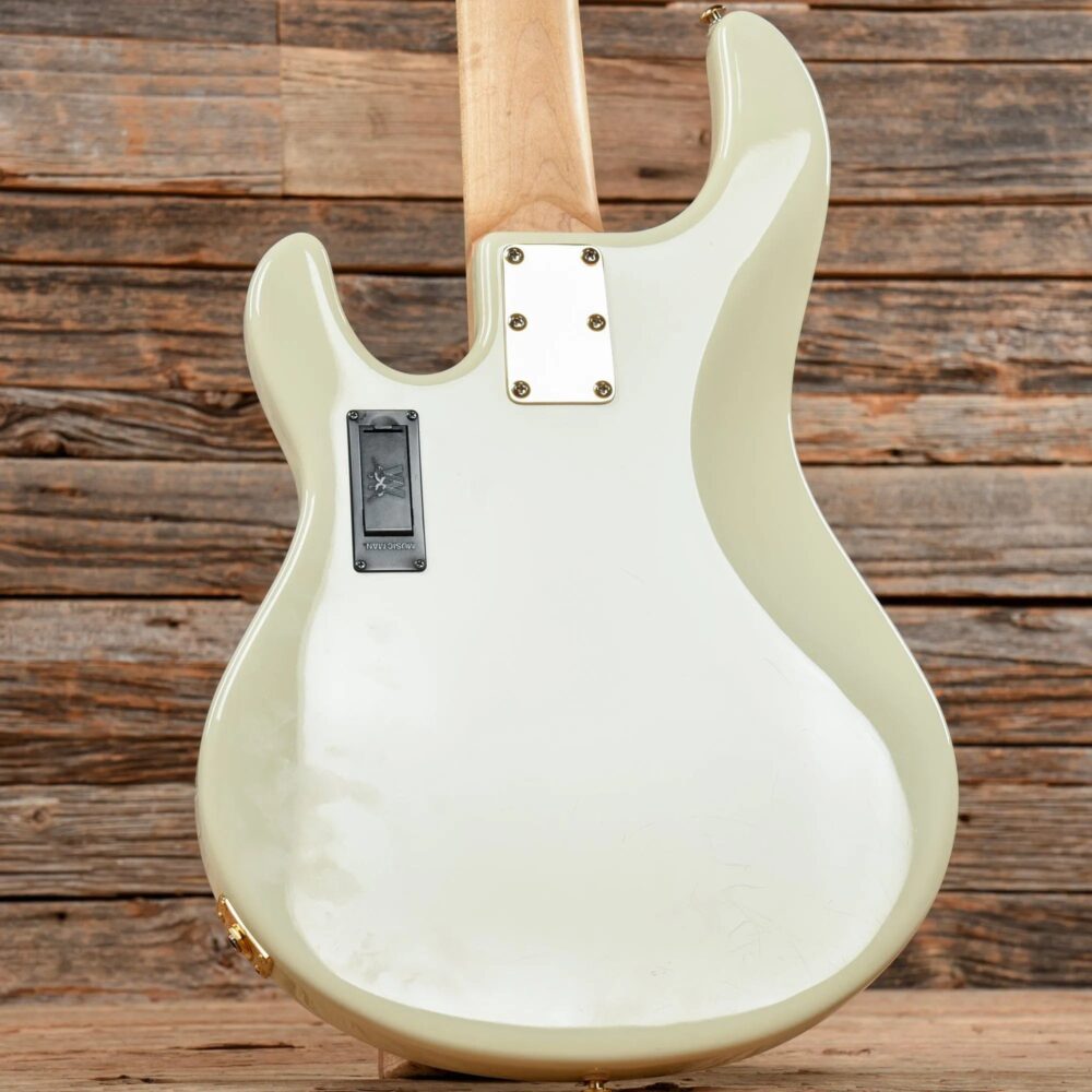 Music Man StingRay 5 HH Ivory White w/Gold Hardware 2016 - The Guitar Rescue-The Guitar Rescue